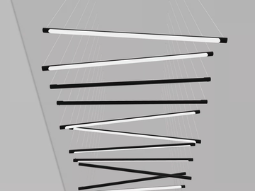 CALABRONE - Aluminium pendant lamp by Martinelli Luce - view 3